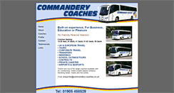 Desktop Screenshot of commandery-coaches.co.uk